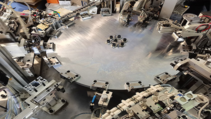 东莞立来-电子元件圆盘自动组装机-非标自动化设备定制